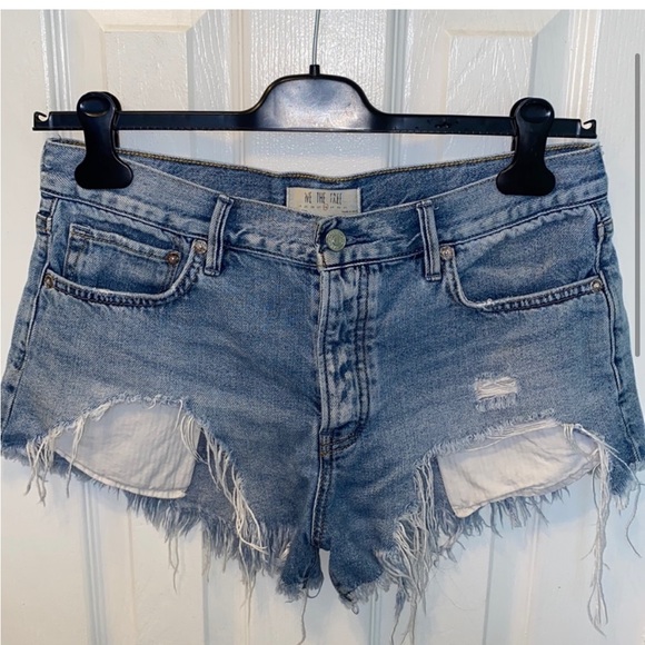 Free People We The Free Denim Shorts - Picture 9 of 10